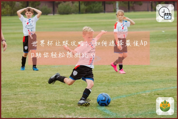 世界杯让球攻略：如何选择最佳App助你轻松预测比分