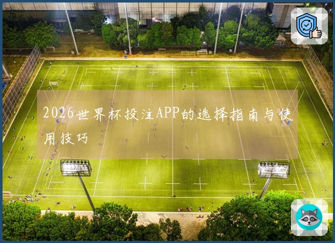 2026世界杯投注APP的选择指南与使用技巧